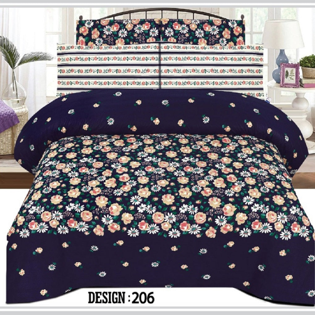 Quilted Comforter Set 6 Pcs Design 206