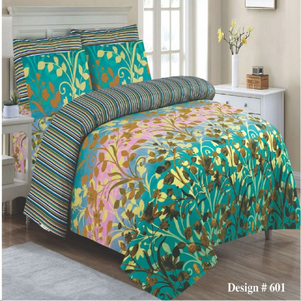Quilted Comforter Set 6 Pcs Design 601