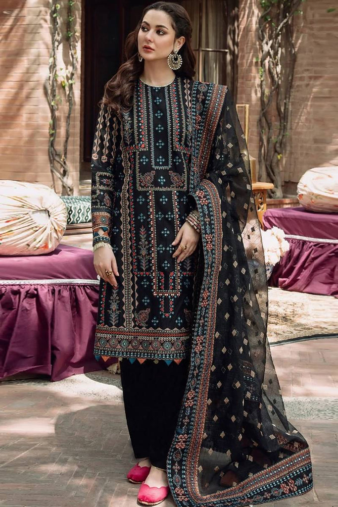 Jazmin JZ-01  Embroidered Lawn Three Piece Summer Collection